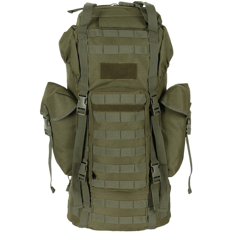MFH Brand army BW combat tactical Molle 65L backpack aluminum rod field bag molle loops