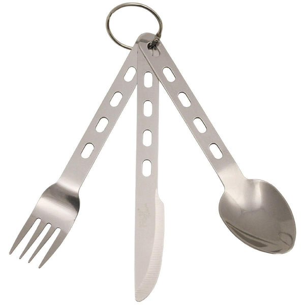 MFH Brand cutlery set 3 pcs stainless steel knife spoon fork eating utensils cutlery set