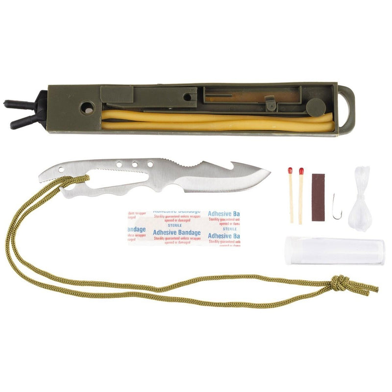 MFH Jungle II survival knife kit equipment multitool sheath