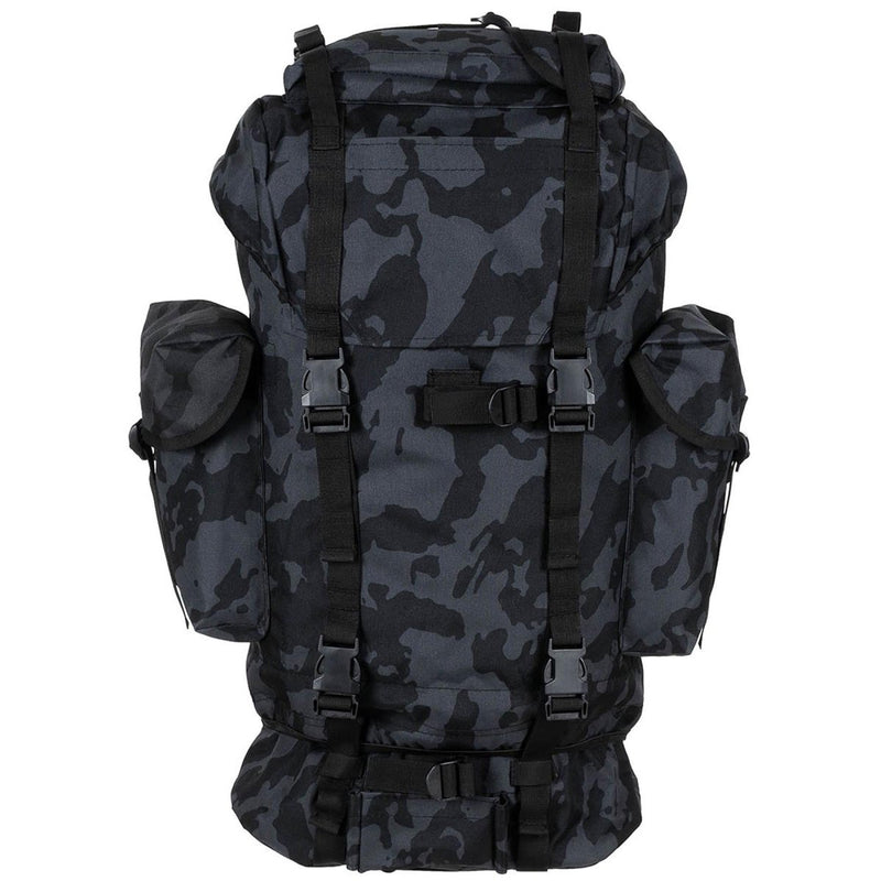 Mfh Combat Tactical Shoulder Bag with Molle Attachments Black