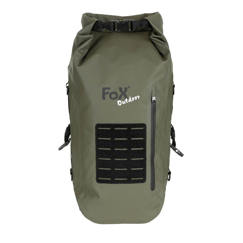 MFH military olive dry bag PVC lightweight waterproof hiking backpack molle lightweight waterproof laser cut molle loops