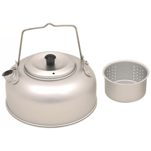 MFH Teakettle aluminum lightweight 1-liter campfire kettle tea soup camping pot