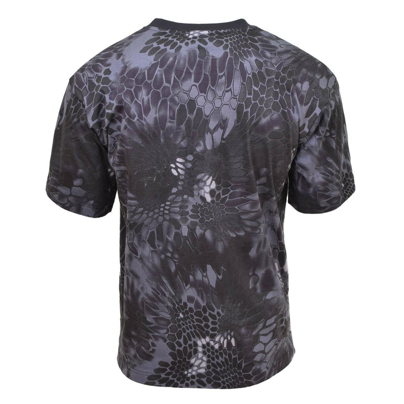 MFH U.S. army style T-Shirt short sleeve breathable undershirt snake camouflage reinforced crew neck