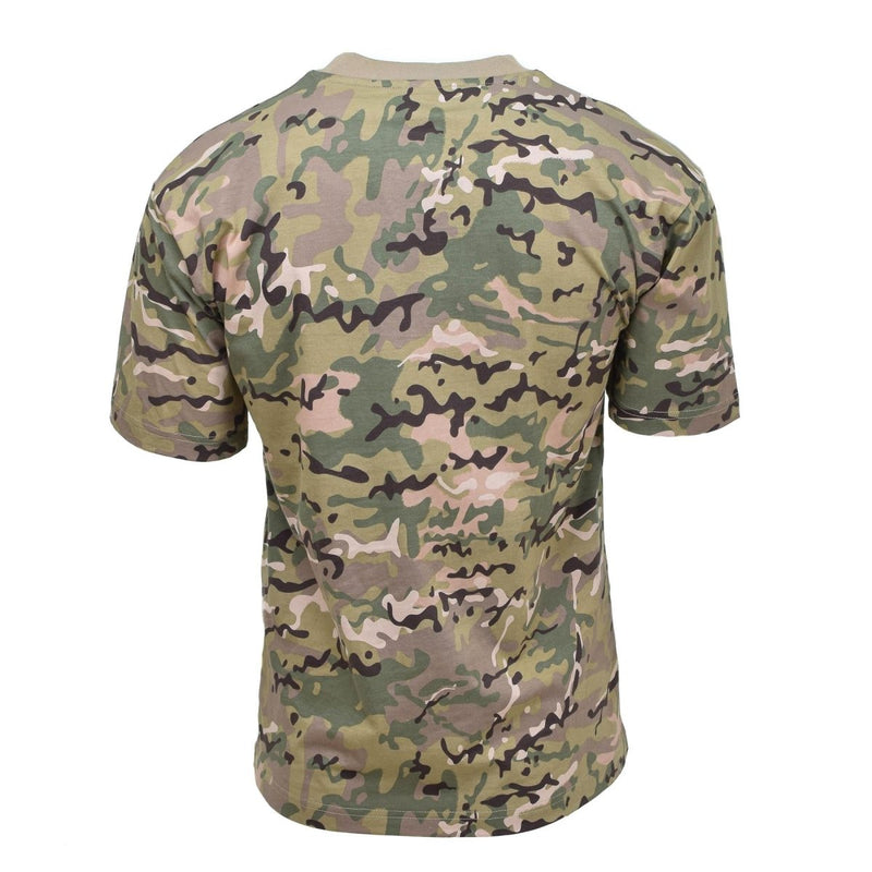 MFH U.S. Army style T-Shirt short sleeve Operation camo breathable lightweight reinforced crew neck