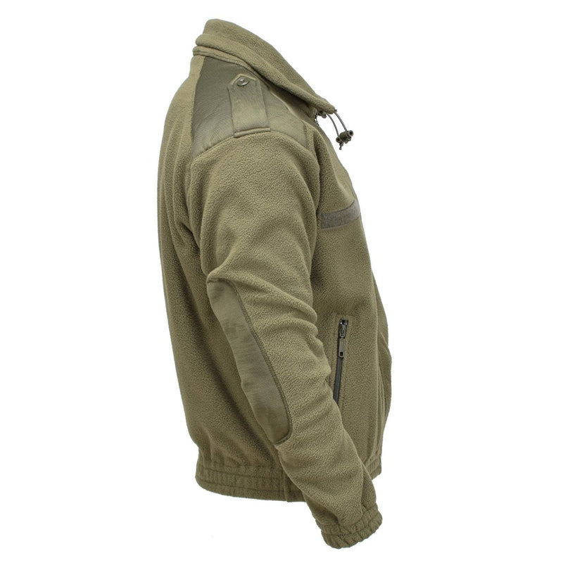 military style cold weather fleece jacket