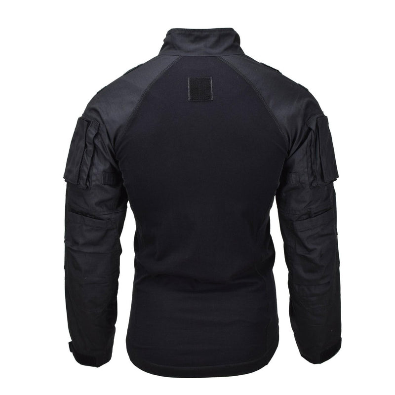 Mil-Tec Brand Military style black tactical field combat shirt