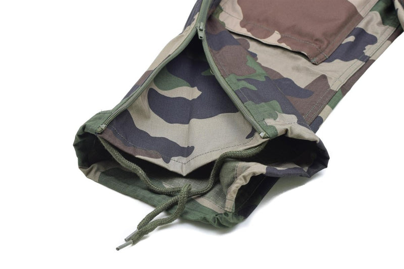 Mil-Tec Brand Military style CCE camo commando BDU pants ripstop lightweight zipped bottoms