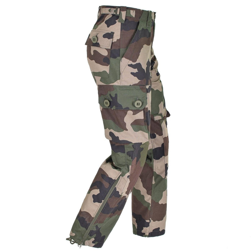 Mil-Tec Brand Military style CCE camo commando BDU pants ripstop lightweight cargo pants padded knees adjustable waist