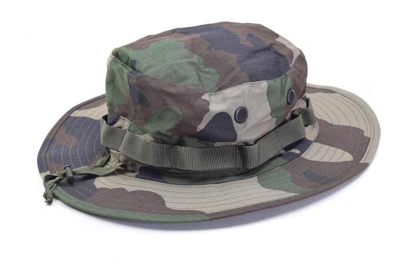 Mil-Tec Brand Military style lightweight boonie hat ripstop army cap CCE camofour ventilation holes