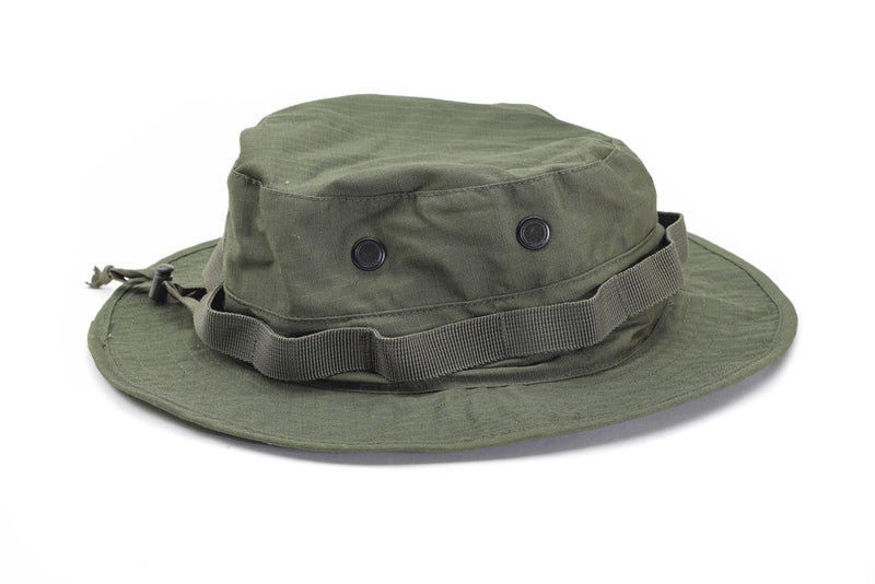 Mil-Tec Brand Military style ripstop olive boonie hat lightweight camping cap four ventilation