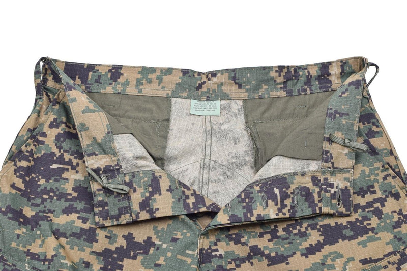 Mil-Tec Brand U.S. Army Style digital woodland camo pants field troop trousers