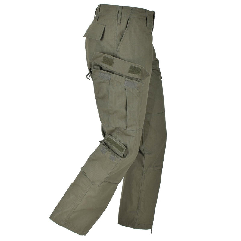 Mil-Tec Brand U.S. Army style Olive Army Combat Uniform ripstop cargo pants cargo slash pants