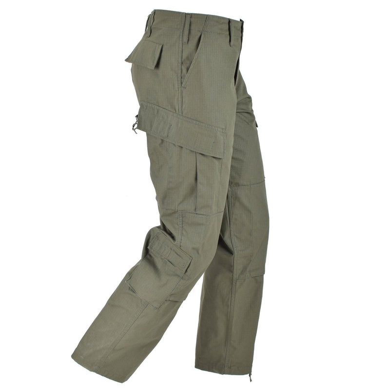 Mil-Tec Brand U.S. Army style Olive Army Combat Uniform durable strong ripstop cargo pants