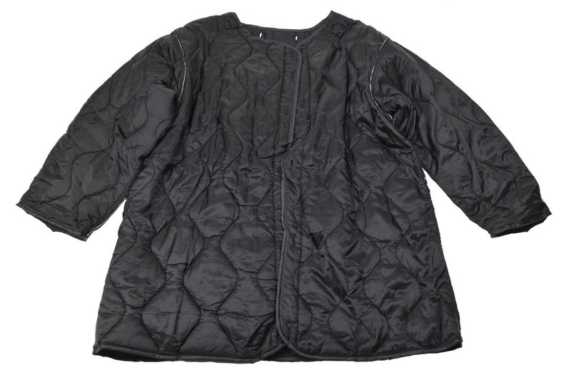 MIL-TEC Brand U.S. Military style parka quilted liner black