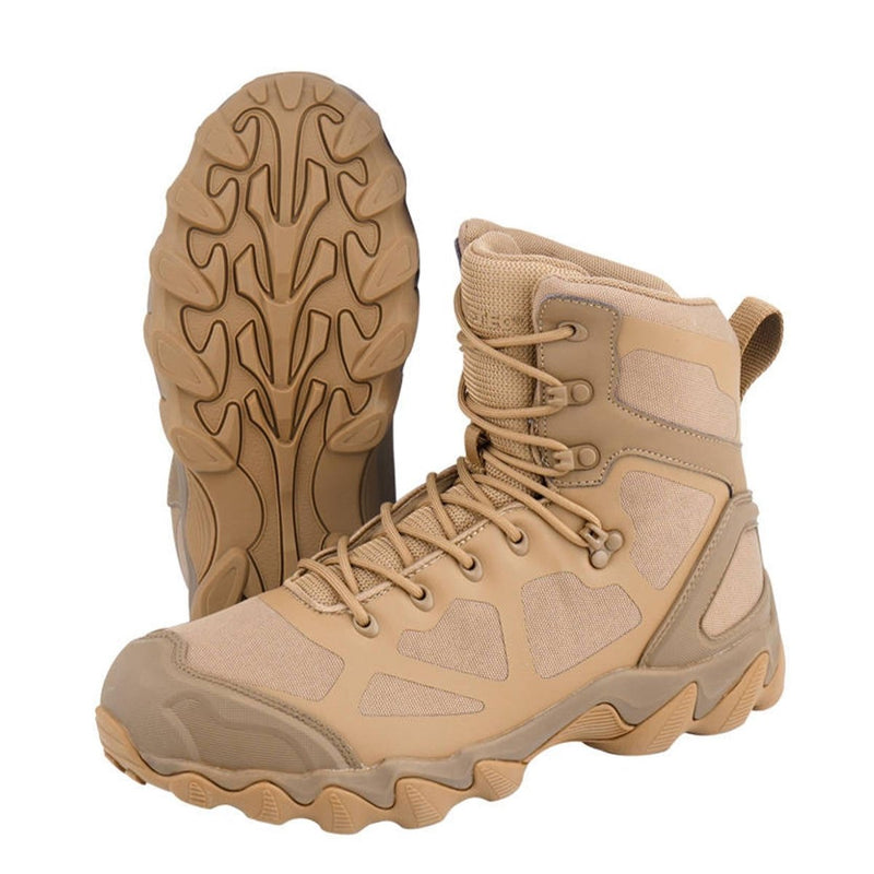 MIL-TEC CHIMERA HIGH boots lightweight trekking fishing footwear coyote breathable removable antibacterial EVA foam insole