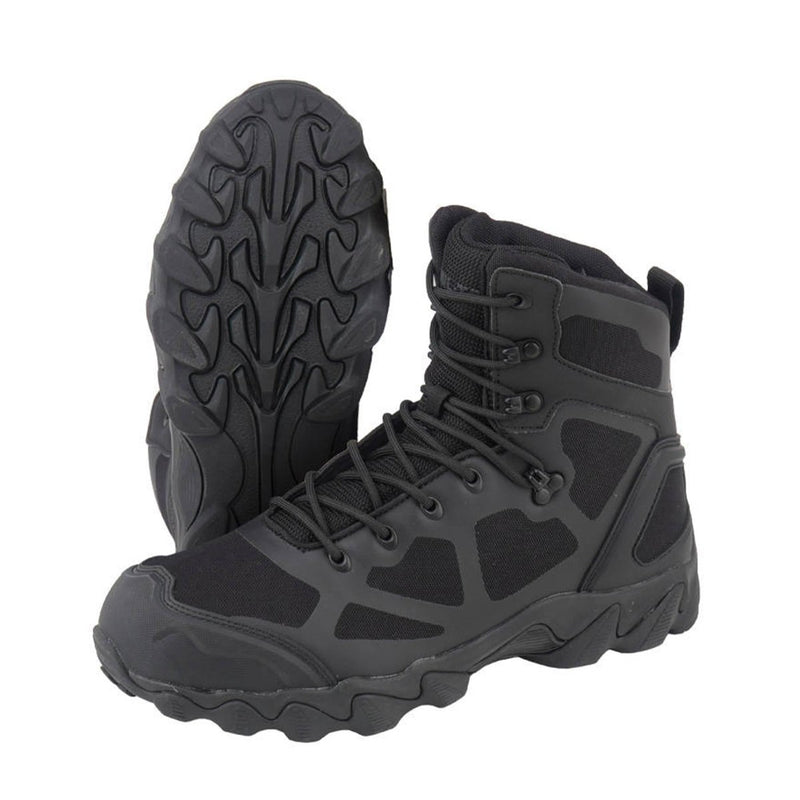 MIL-TEC CHIMERA HIGH duty boots combat tactical breathable lightweight mid-calf footwear removable antibacterial EVA insole