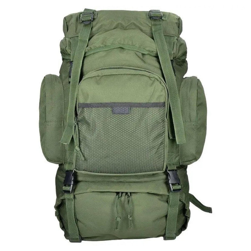 MIL-TEC COMMANDO hiking backpack 55 liters waterproof cover green large daypack