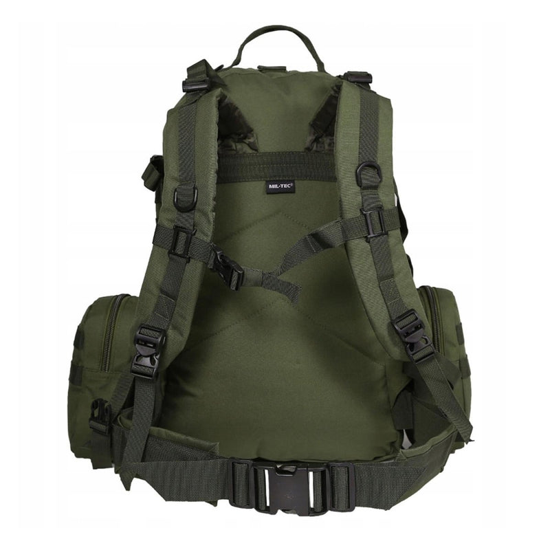 MIL-TEC DEFENSE ASSEMBLY PACK tactical backpack detachable belt rucksack olive padded adjustable shoulder straps
