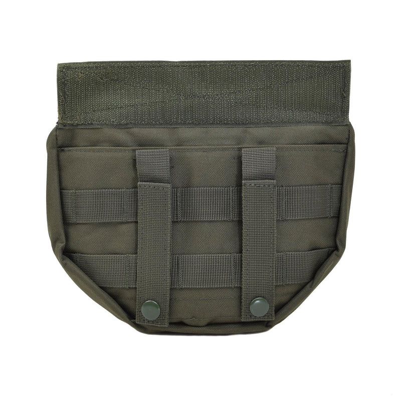 MIL-TEC Dropdown pouch molle type small tactical utility bag front panel olive Molle equipment strap system