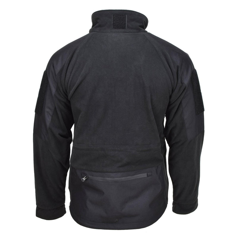 MIL-TEC fleece jacket cold weather thermal hiking activewear water resistant under arm ventilation chin guard