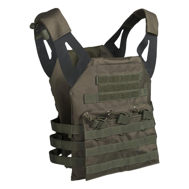 MIL-TEC GEN II tactical vest combat modular plate carrier waistcoat Olive compact lightweight comfortable to wear army vest