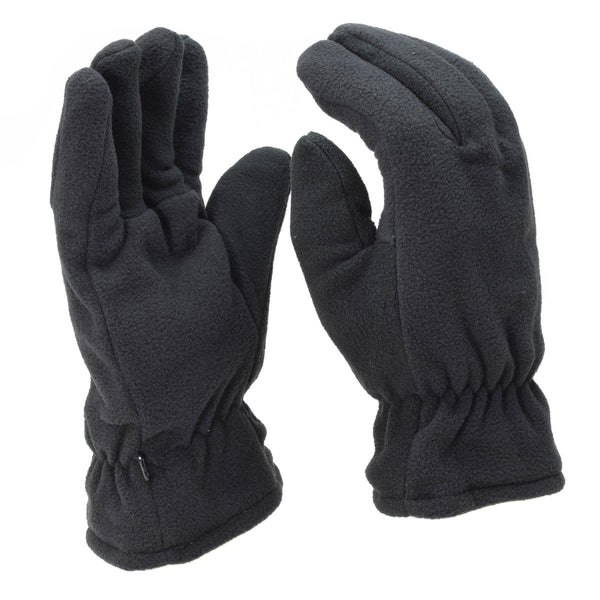 Mil-Tec Gloves Men Warm Fleece THINSULATE™ lining Black warm Winter tactical gear portable and durable elasticated wirh