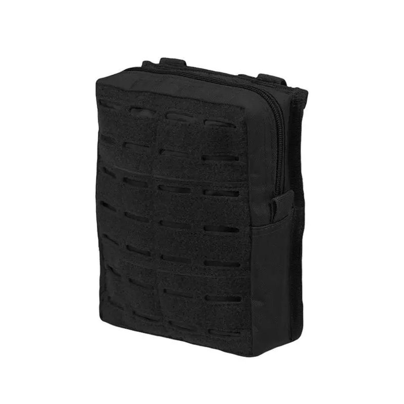 MIL-TEC lasercut belt pouch large military tactical molle utility gear bag black
