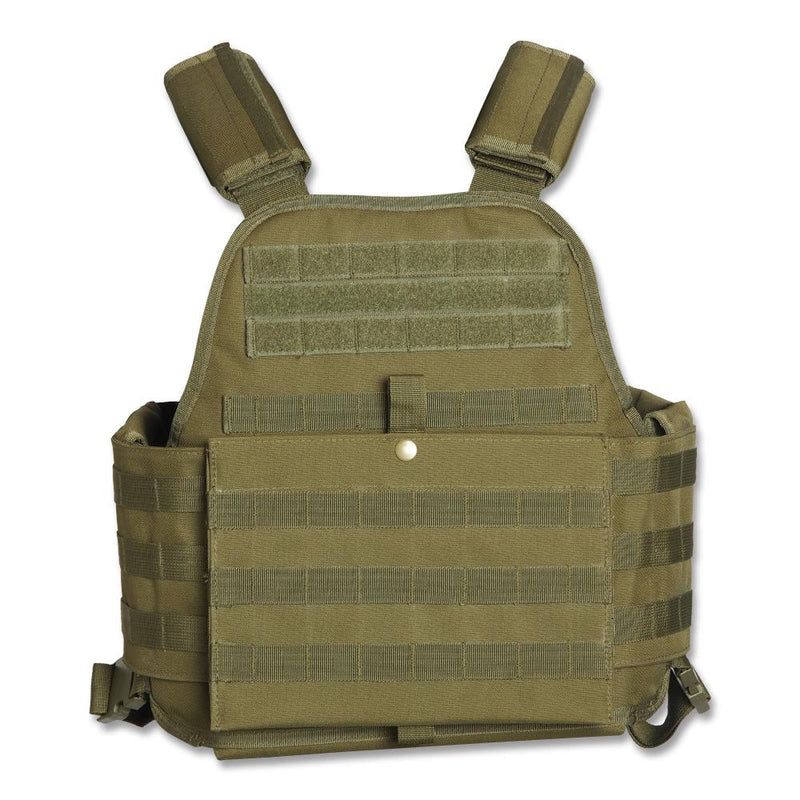 MIL-TEC military plate carrier tactical vest combat armor Molle system Olive