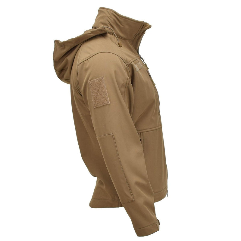 MIL-TEC Military style SCU14 jacket hiking activewear hooded outdoor Dark Coyote all seasons
