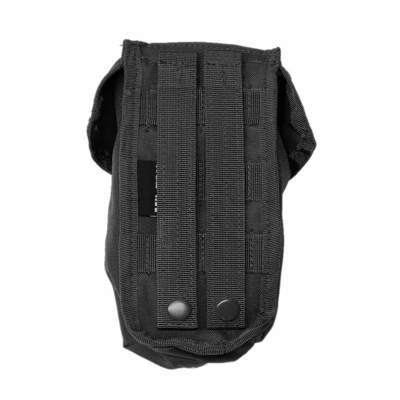MIL-TEC multipurpose pouch tactical Molle type universal outdoor small bag black lightweight two strap back