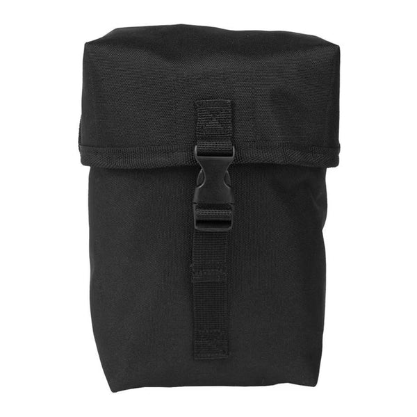 MIL-TEC universal pouch molle tactical military large black plastic buckle system draining eyelet tactical combat airsoft