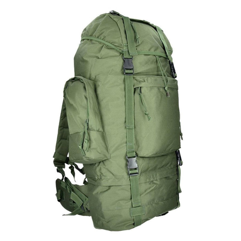 MIL-TEC RANGER tactical backpack 75L hiking daypack waterproof cover rucksack large main pocket drawstring cord stopper