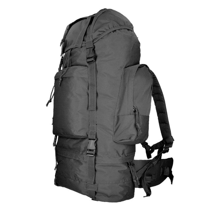 MIL-TEC RANGER tactical camping trekking daypack 75L black bag water repellent