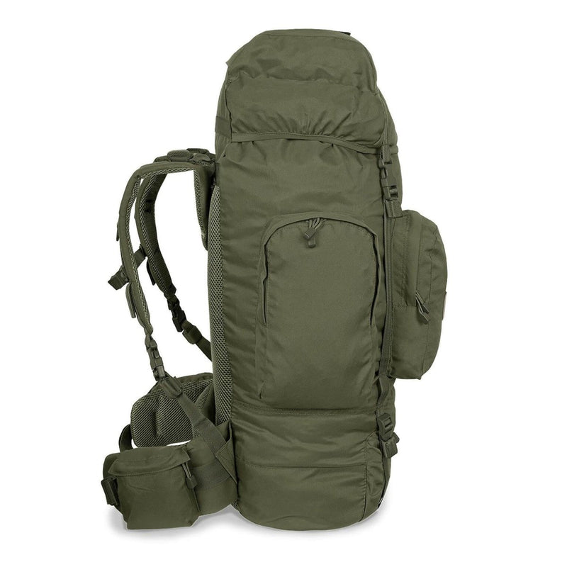 MIL-TEC RECOM hiking rucksack tactical backpack trekking daypack olive 88L Large cord stopper aluminum frame