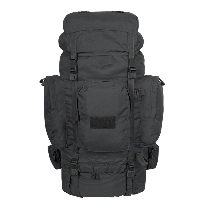 MIL-TEC RECOM tactical backpack hiking rucksack trekking daypack Large 88L black aluminum frame