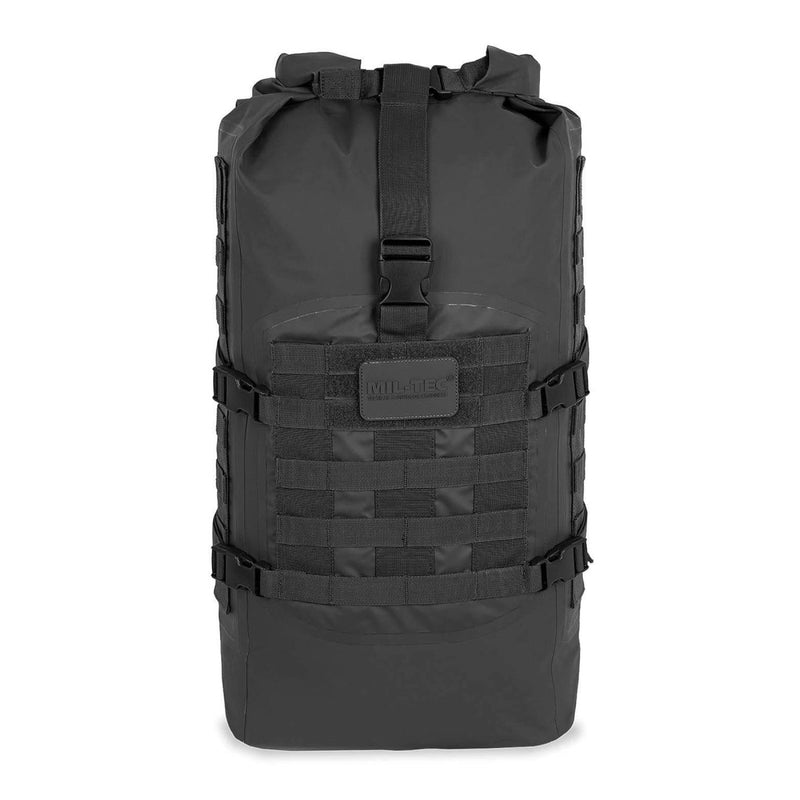 MIL-TEC SEALS DRY-BAG tactical backpack roll-up rucksack waterproof 35L black top handle