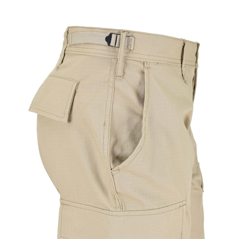 Mil-Tec US Army style field pants Khaki BDU Men Military Gear combat trousers cargo pockets