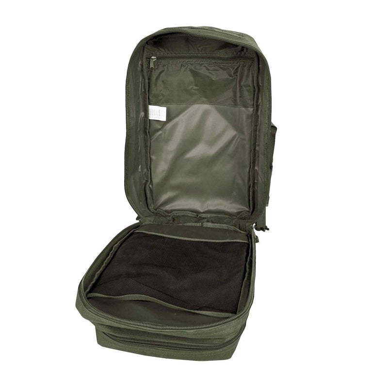 MIL-TEC U.S. Assault combat backpack trekking hiking outdoor rucksack 36L olive one zipped pocket