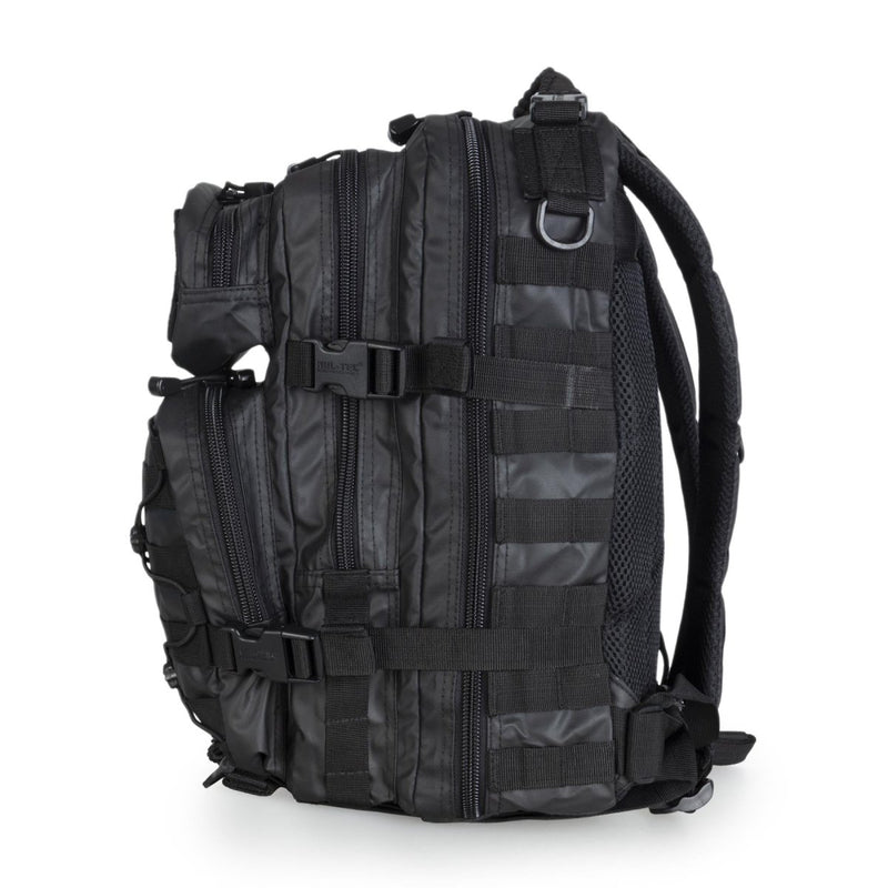 MIL-TEC U.S. Assault Ranger tactical backpack PVC coated 36liters hiking daypack extension straps on the backpack