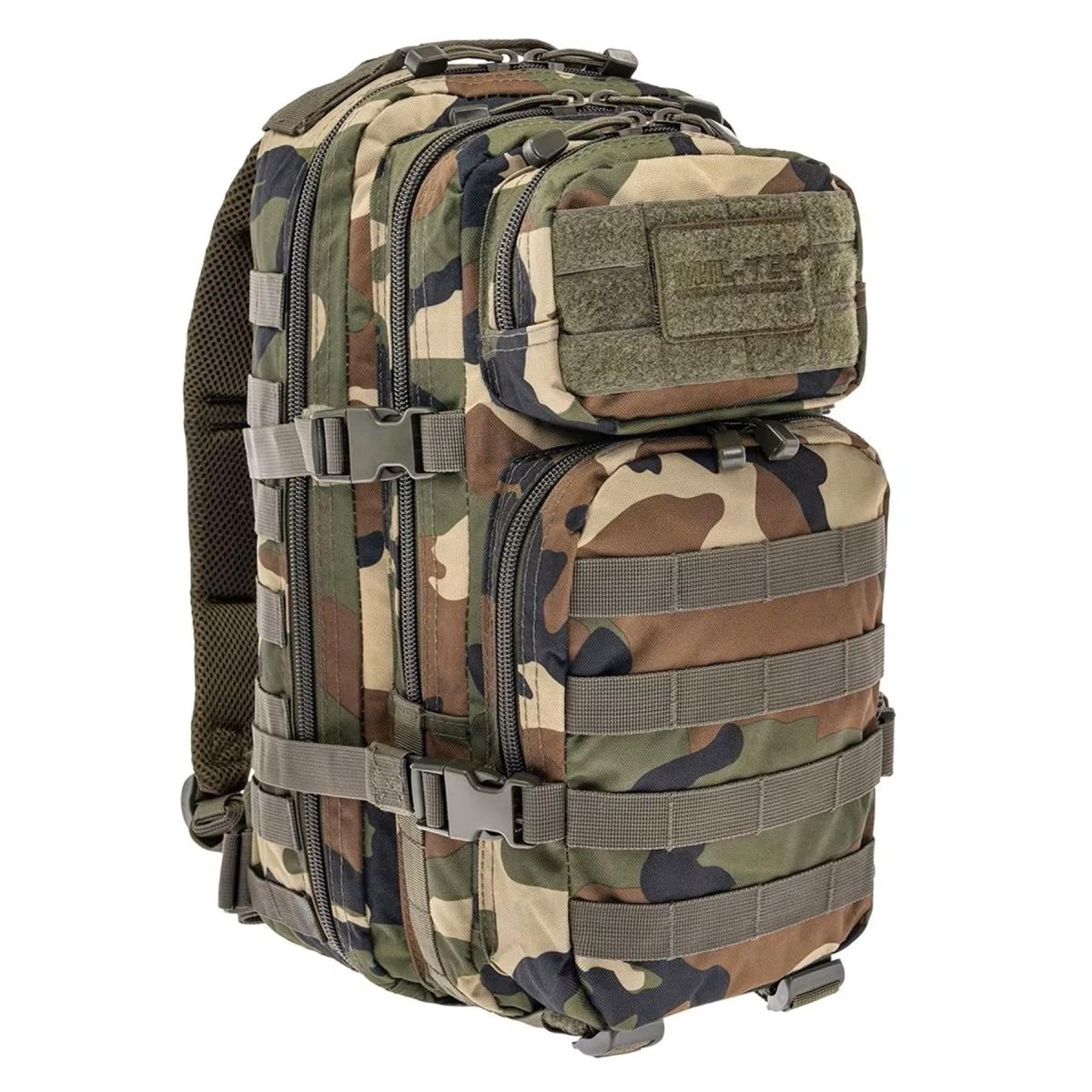MIL-TEC U.S. Assault trekking rucksack 36L backpack woodland camo hiking  daypack