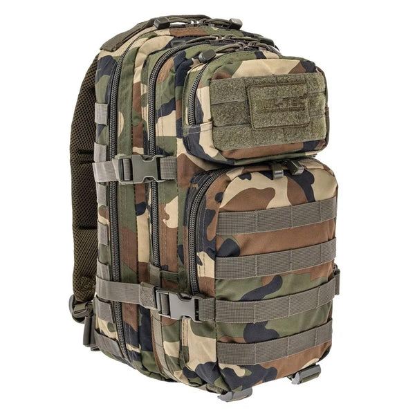 MIL-TEC U.S. Assault tactical backpack 20liters hiking trekking woodland daypack  D-rings Molle loops for attaching gear