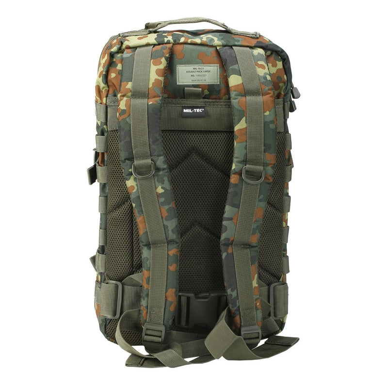 MIL-TEC U.S. Assault trekking rucksack large 36L backpack flecktarn daypack bag