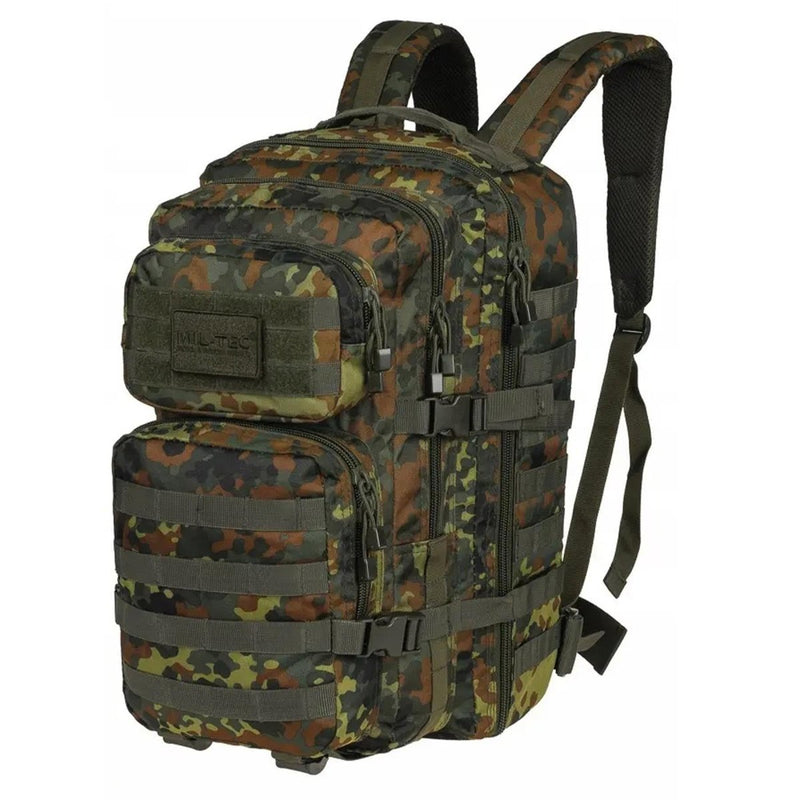 MIL-TEC U.S. Assault trekking rucksack large 36L backpack flecktarn camouflage daypack bag