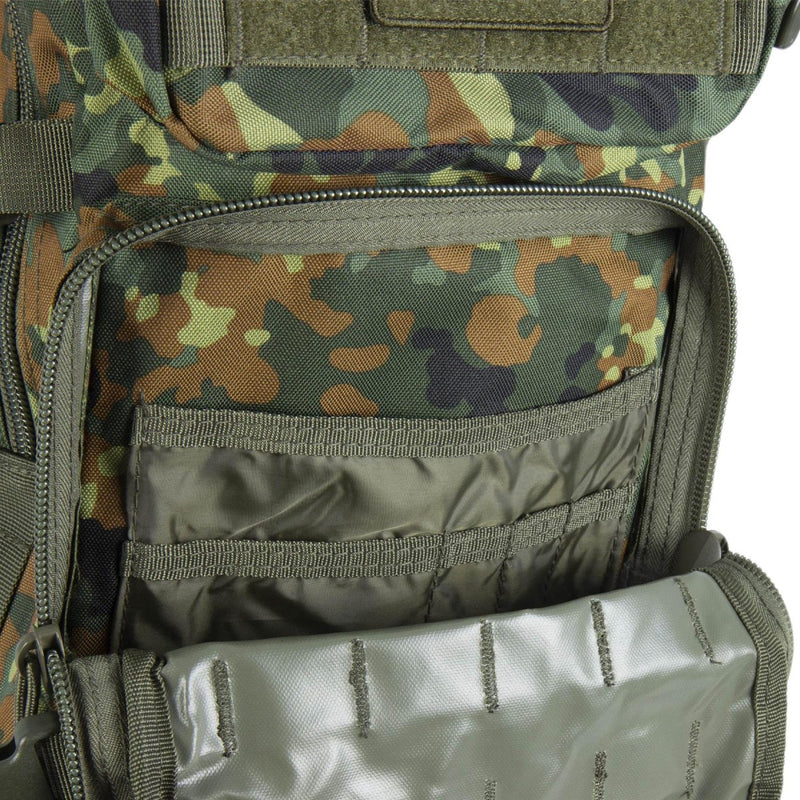 MIL-TEC U.S. Assault trekking rucksack large 36L backpack flecktarn daypack bag zipped pockets