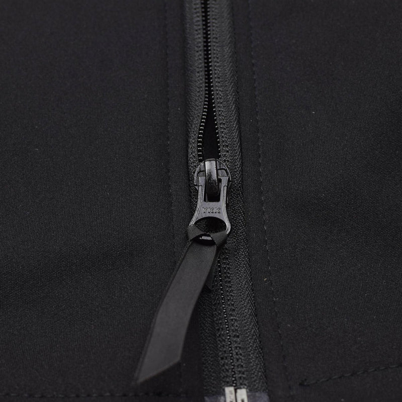 Military style windstopper jacket windproof Gore-Tex membrane waterproof black closure zipper