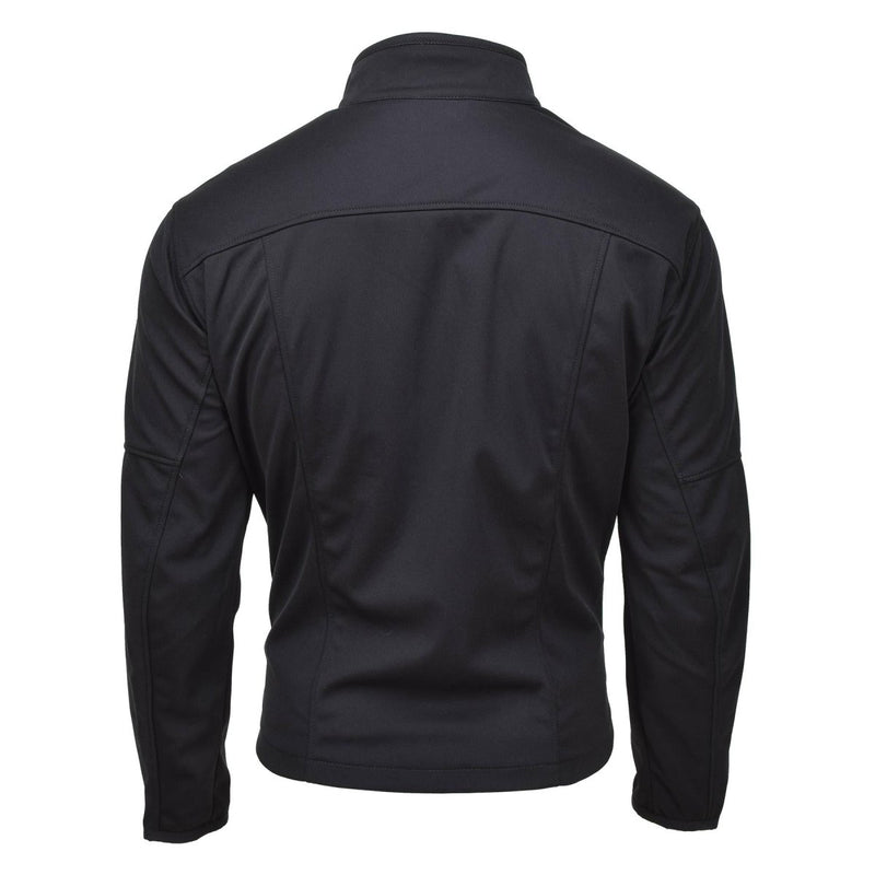 Military style windstopper jacket windproof gore-tex membrane waterproof black