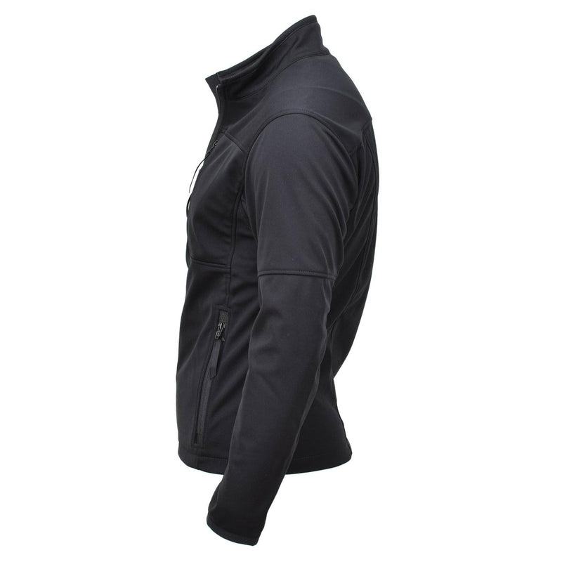 Military style windstopper jacket windproof gore-tex membrane waterproof black chin guard