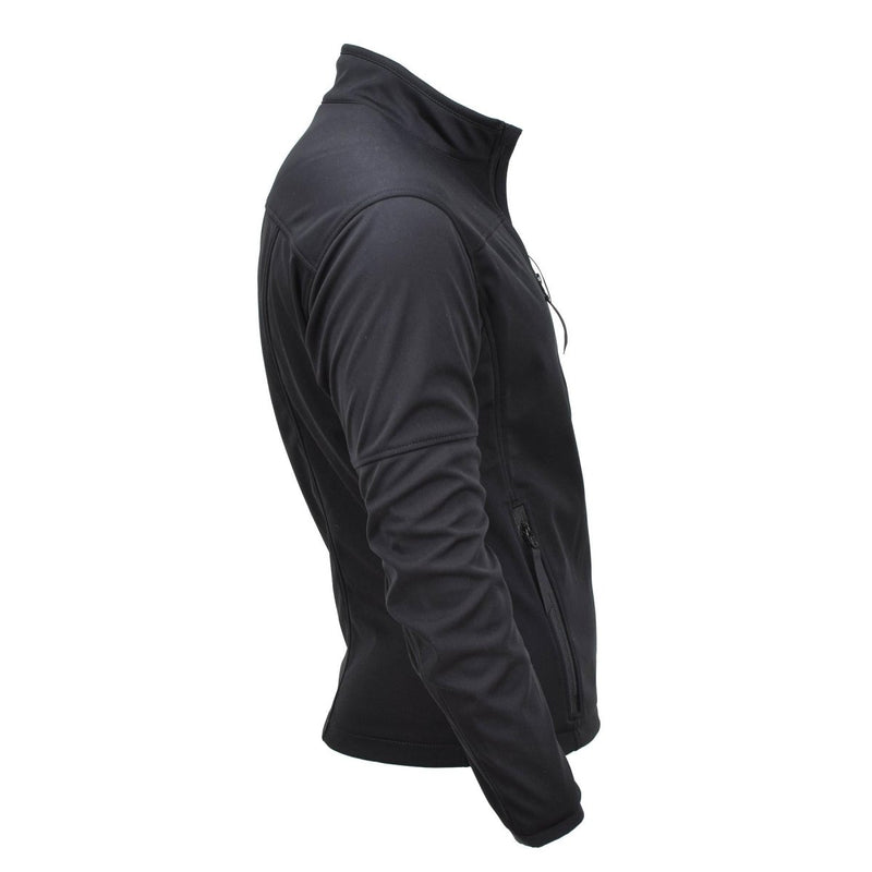 Military style windstopper jacket windproof Gore-Tex membrane waterproof black tactical jacket