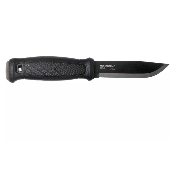 MORAKNIV Garberg BlackBlade bushcraft fixed knife carbon steel black finish clip point survival kit