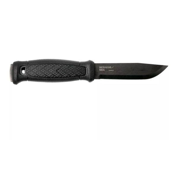 MORAKNIV Garberg bushcraft knife carbon steel fixed blade black finish edge plain